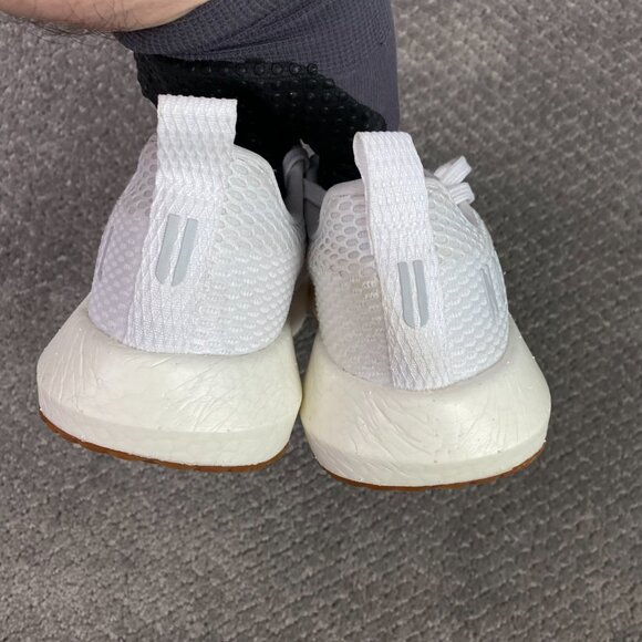 NOBULL Drive Mesh Shoes Sneakers Mens 7 Womens 8.5 White Gum Soles - Picture 10 of 14